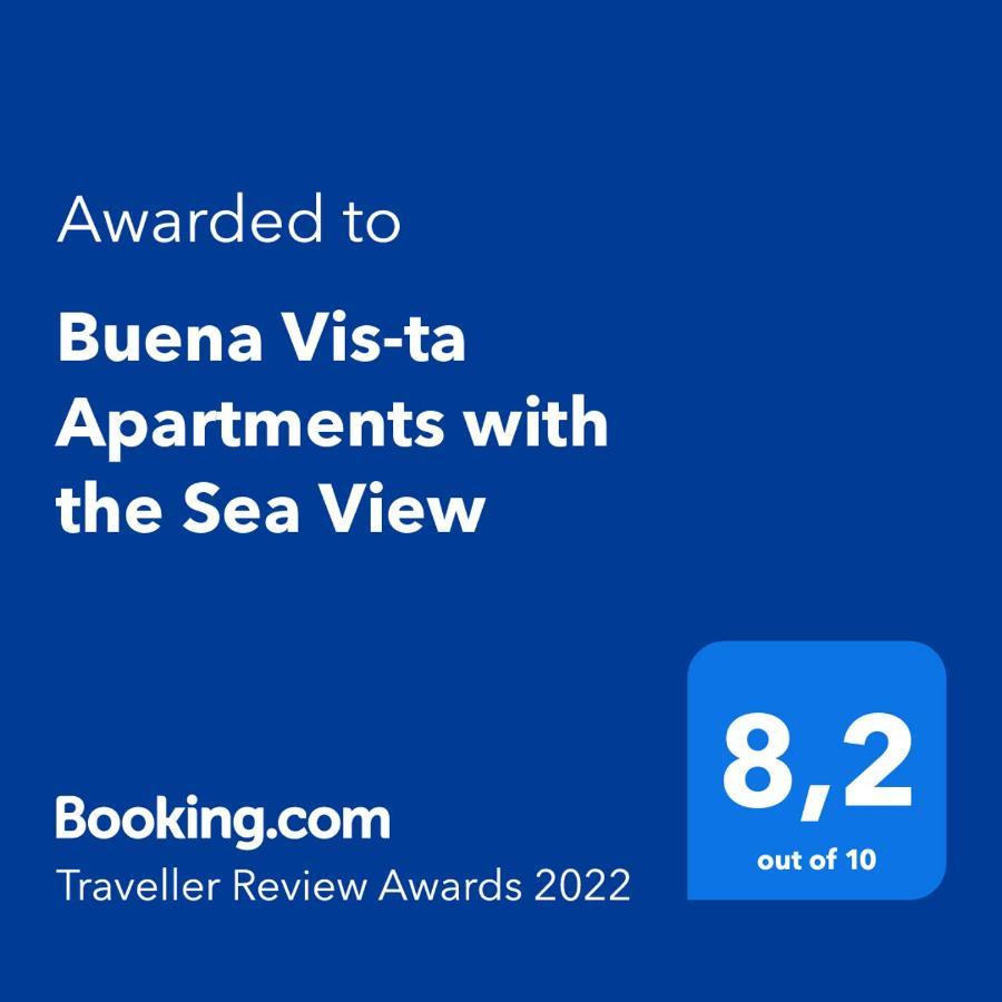 Buena Vis-Ta Apartments With The Sea View Exterior foto
